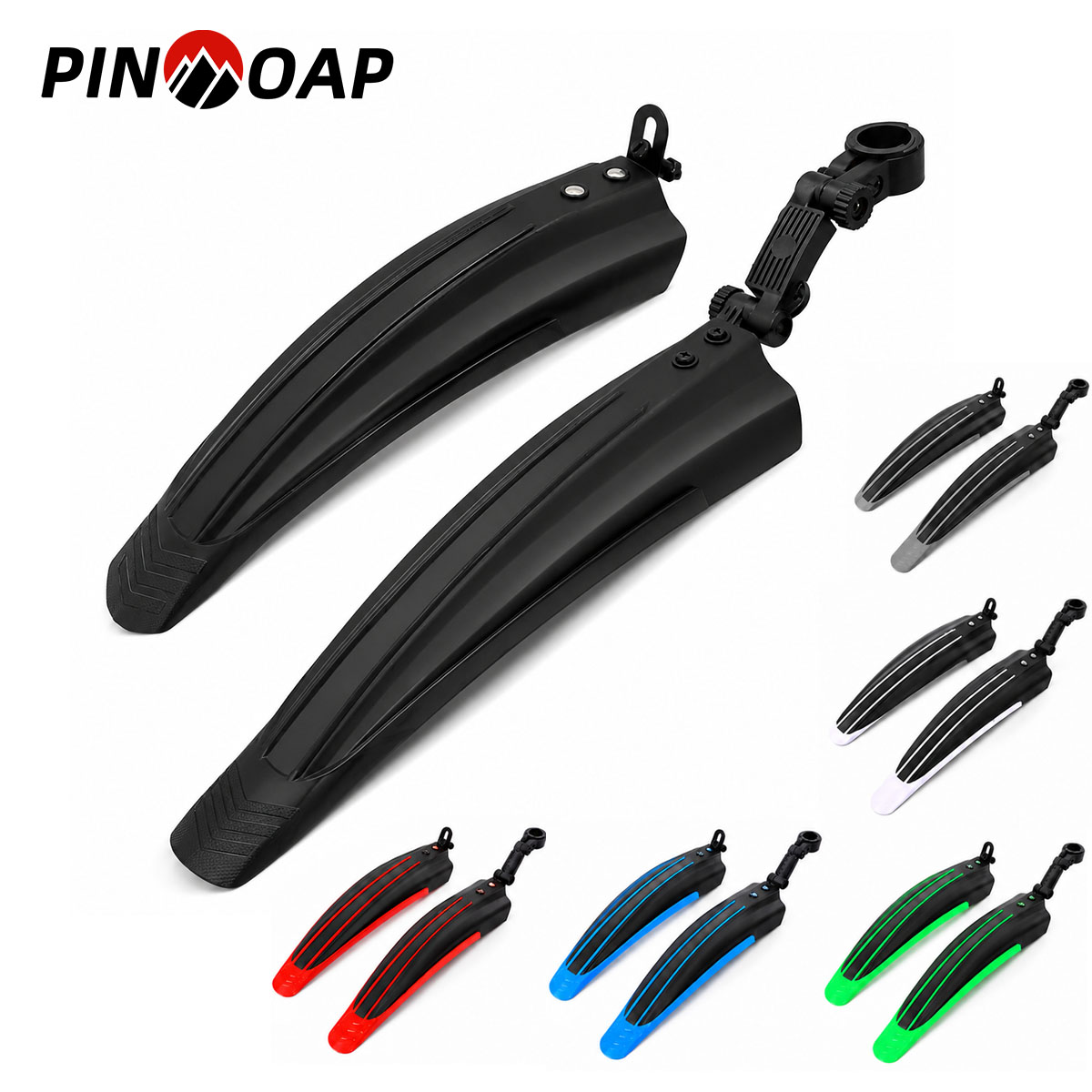 Cycling Commute Rain - PINMOAP 2 STUKS Fiets Spatbord Set