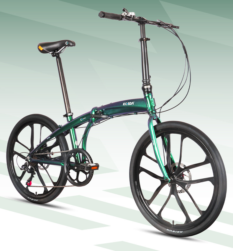 Commuting With Bike - 24-inch aluminiumlegering draagbare ultralichte opvouwbare stadsfiets