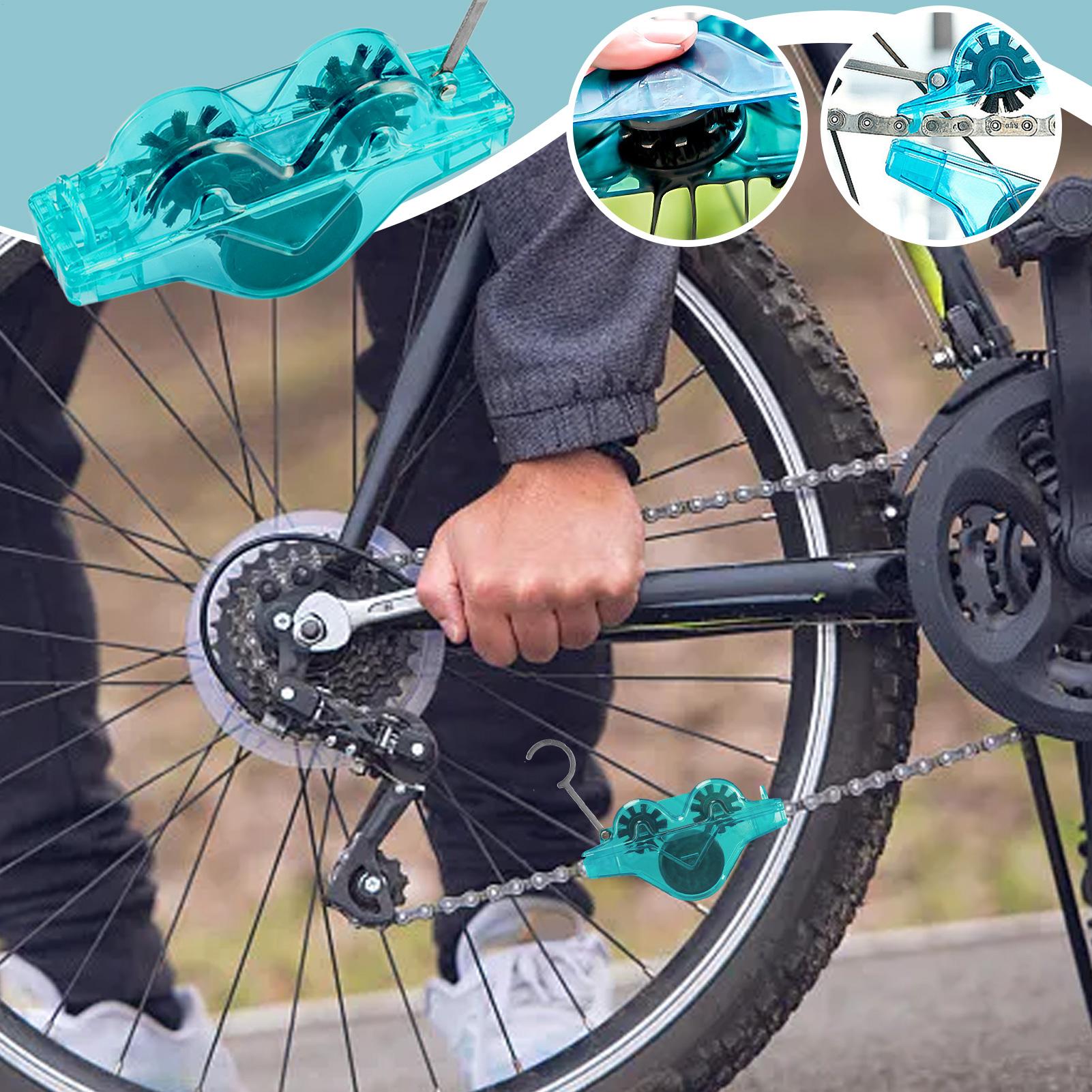 Cycling In City - Fietskettingreiniger Fietsaccessoires met 360 graden borstels