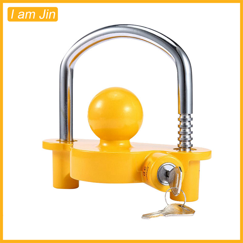 U Lock Heavy Duty - Sleepkogelbeveiliging Anti-Diefstal Aanhangwagenkoppelingshapering U-Vorm Universeel Heavy-Duty