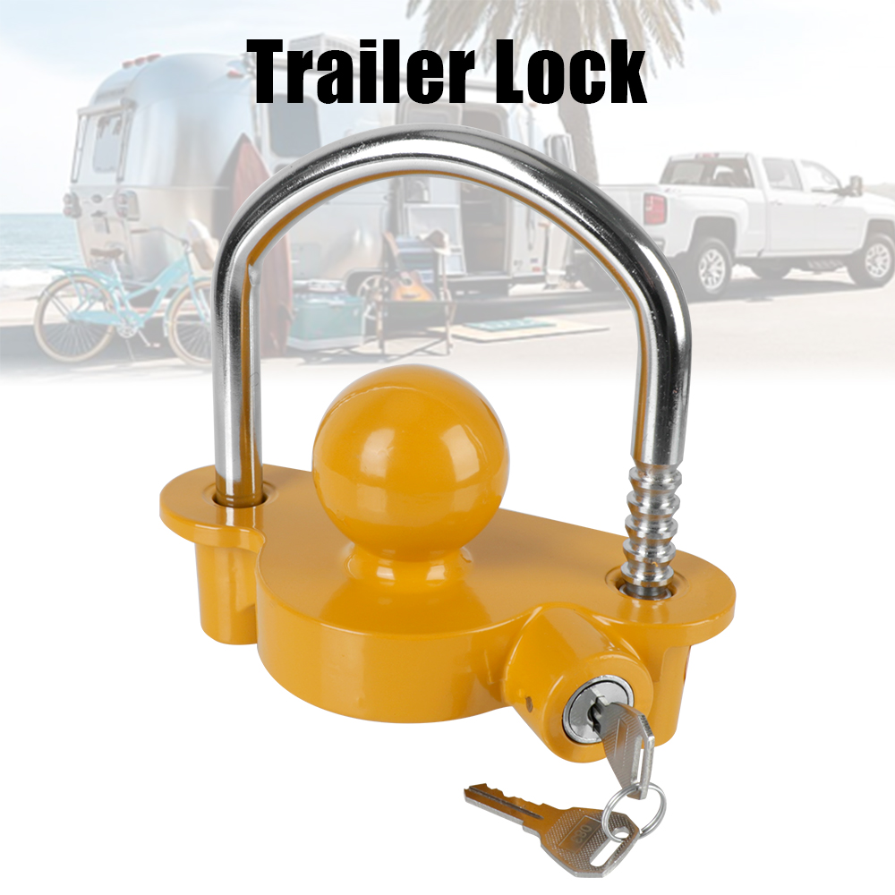 U Lock Heavy Duty - Trekhaakbeveiliging Antidiefstal Trailerkoppeling Trekhaakslot U-vorm Universeel
