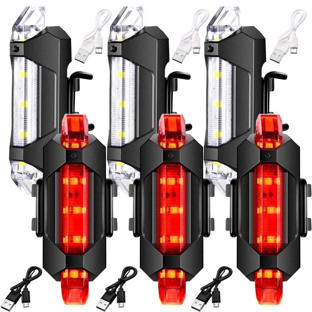 Cycling In City - Achterfietslicht Usb Oplaadbare Fiets Licht Waterdicht