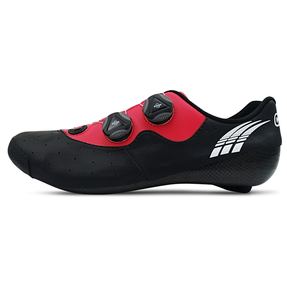 Cycling In City - Hyper Cycling C4 Zwart rood Raceschoen