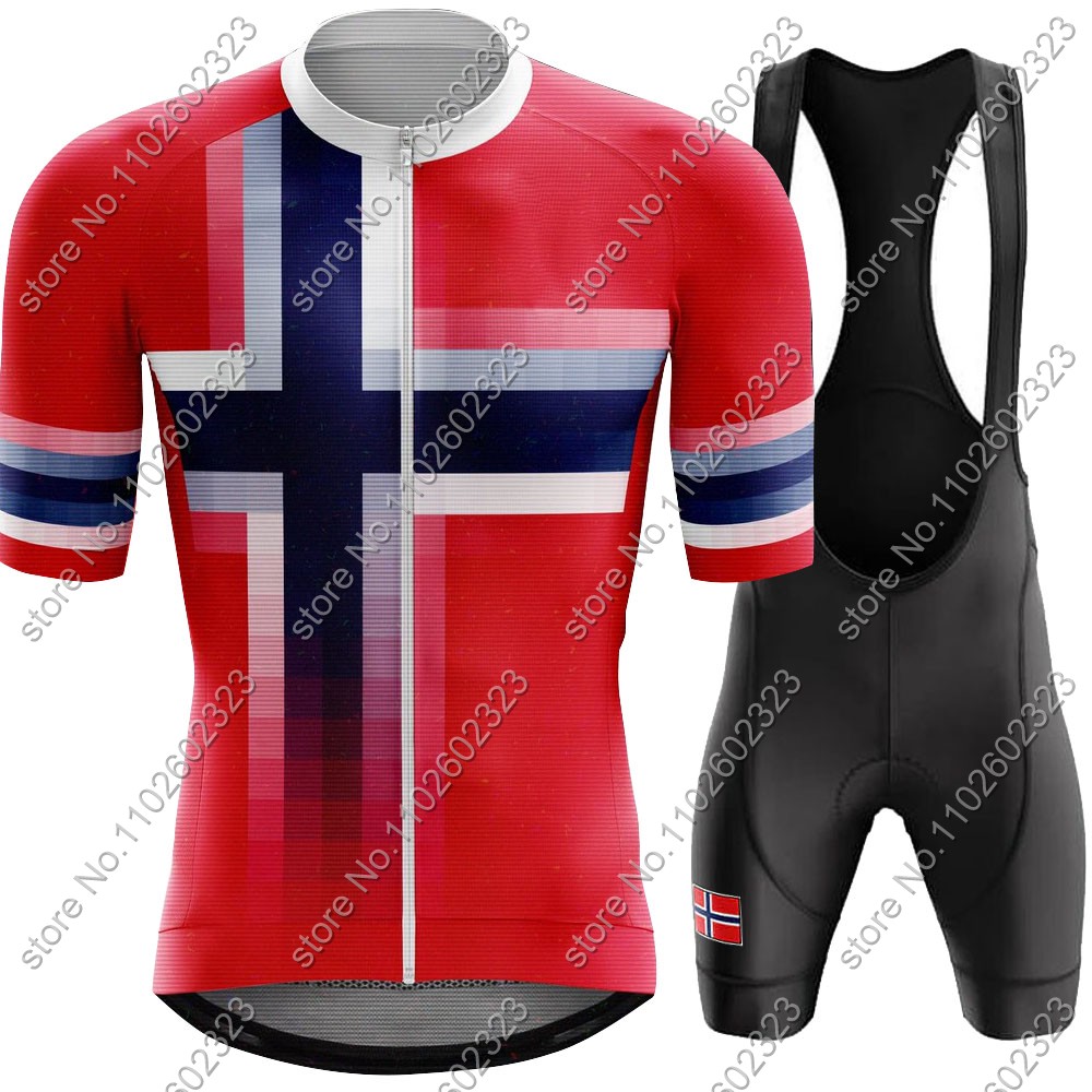 Cycling Community - 2024 Norway Fietsshirt Nationale Team Set