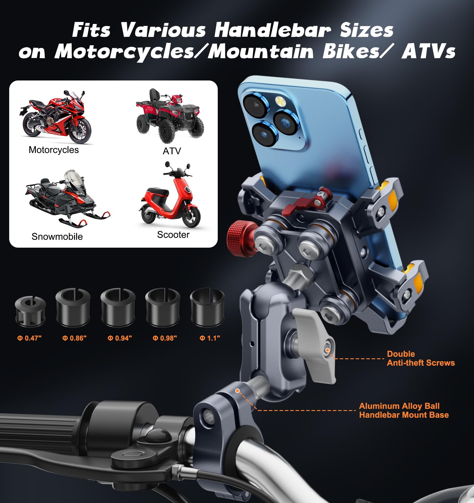 Robuuste motorfietstelefoonhou - U Lock Heavy Duty recensie en prijs