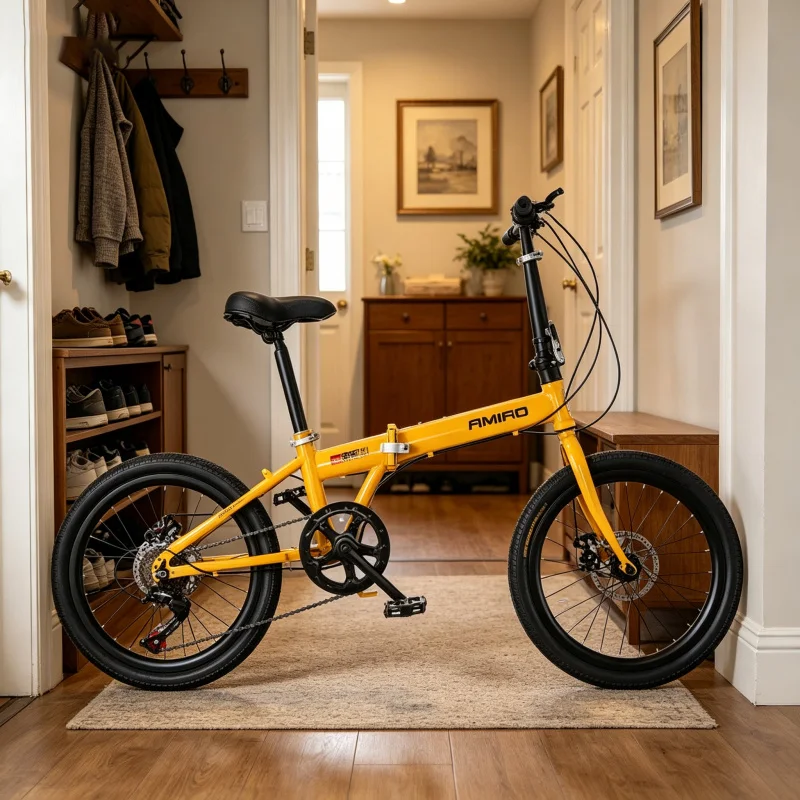 20 inch gele spaakwielen vouwf - Commuting With Bike recensie en prijs