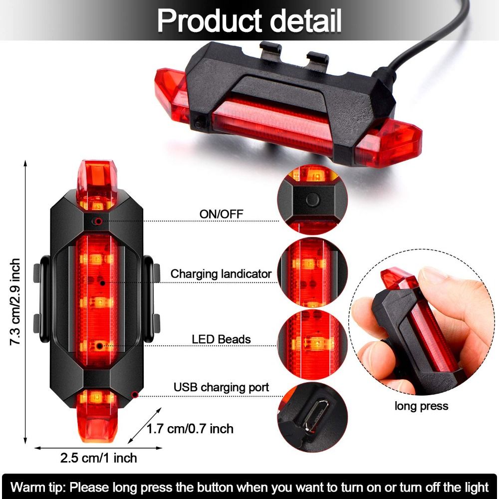 Achterfietslicht Usb Oplaadbar - Cycling In City recensie en prijs