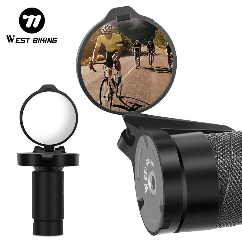 WEST BIKING 2PC Bar End Fiets  - Mirror Handlebar Convex recensie en prijs