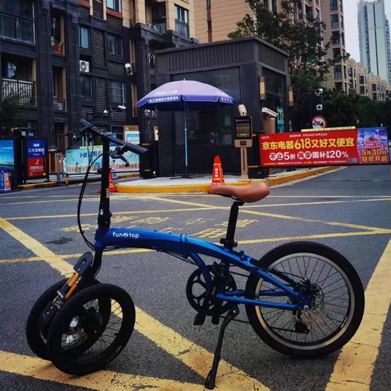 20/16-inch vouwfiets met dubbe - Commuting With Bike recensie en prijs