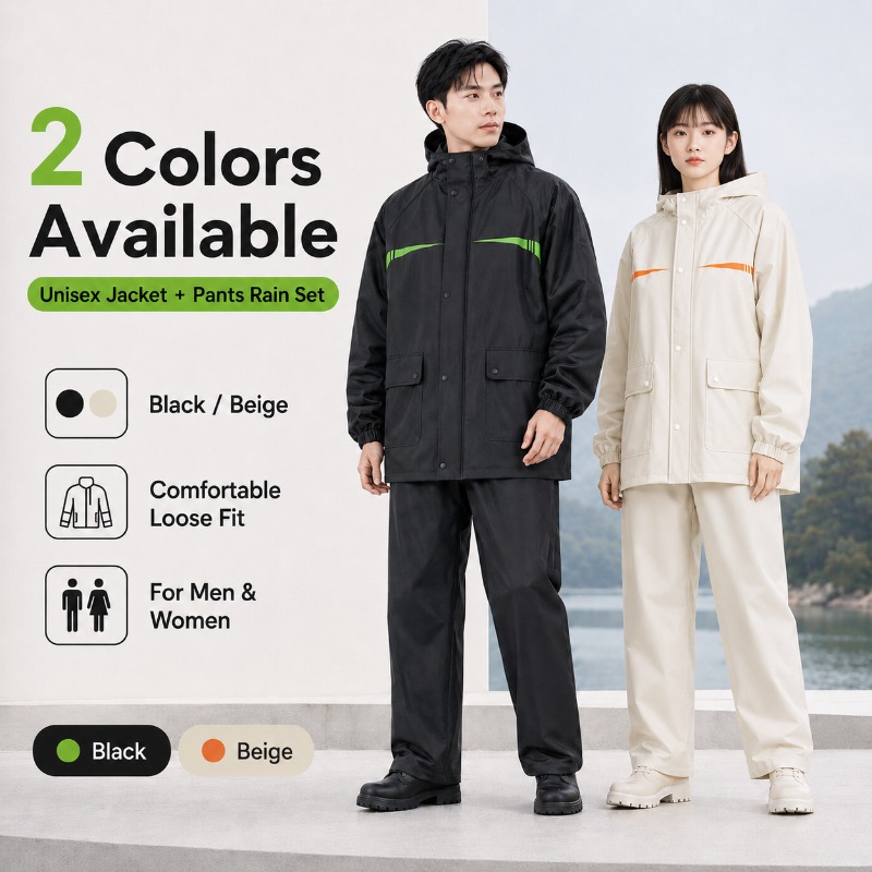 Unisex 2-delige waterdichte fi - Cycling Commute Rain recensie en prijs