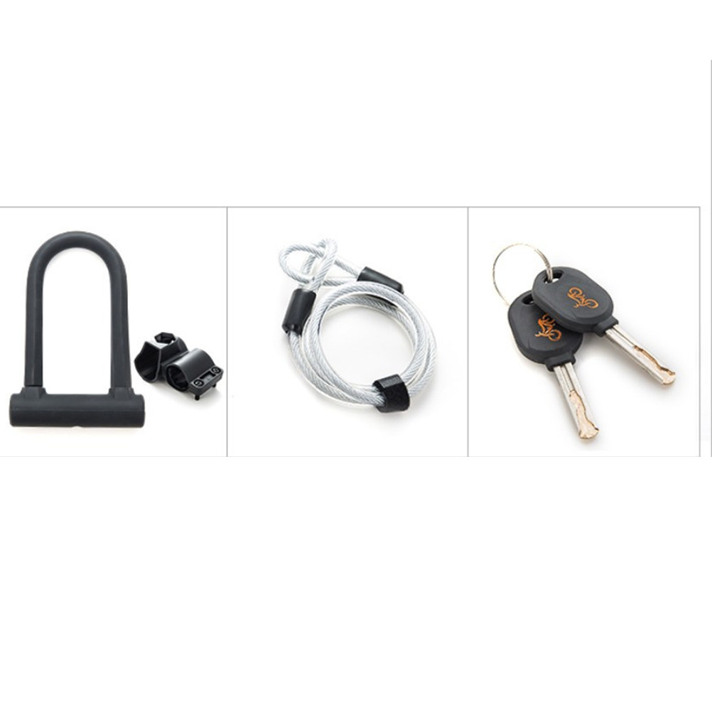 Zwaarbelastbaar zwart fiets-U- - U Lock Heavy Duty recensie en prijs