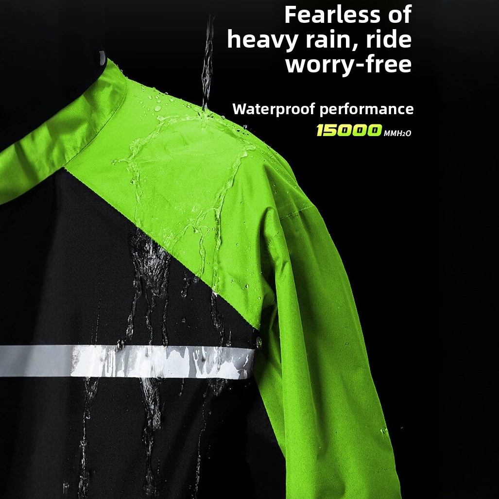 Zwaarbelastbaar motorregenpak, - Cycling Commuter Rain Jacket recensie en prijs