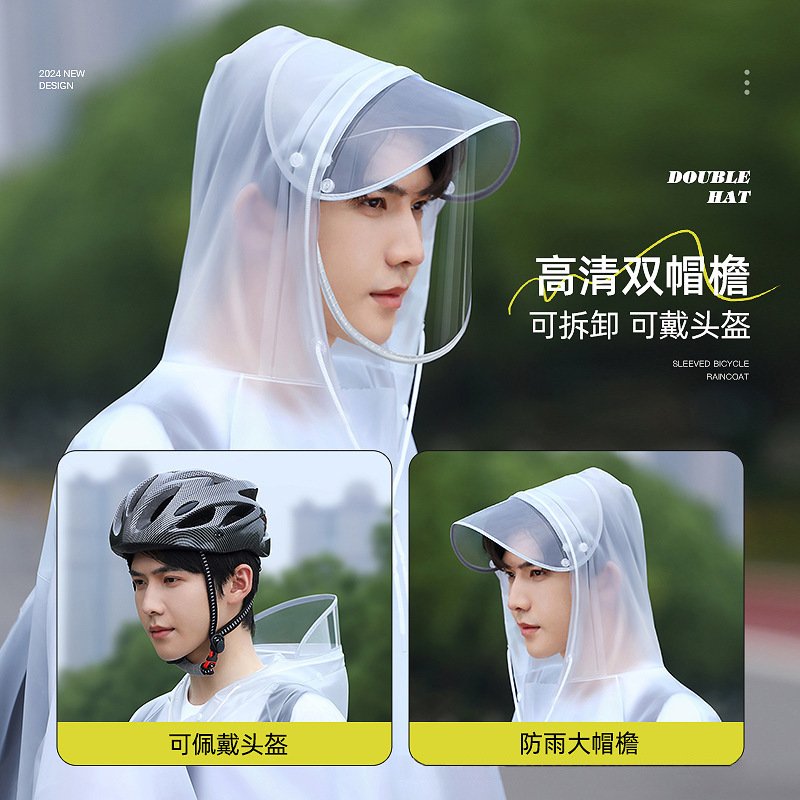 Unisex fietsregenponcho met ru - Cycling Commute Rain recensie en prijs
